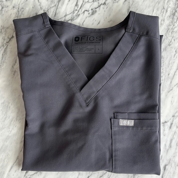 Figs Shirts Figs Leon In Charcoal Size Large Poshmark